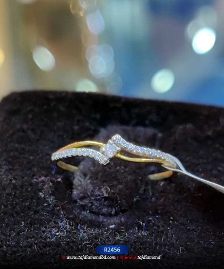 Ban Style Diamond Ring Design For Women in Taj Diamond