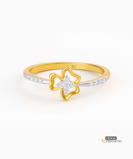 Diamond and Gold Rings
