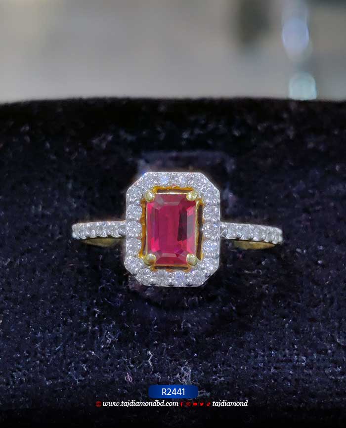 Emerald Shape Color Stone Engagement Ring Price in Bangladesh Emerald Shape Color Stone Engagement Ring Price in Bangladesh