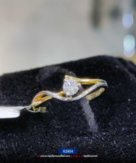 One Stone Diamond Ring Designs - Taj Diamond