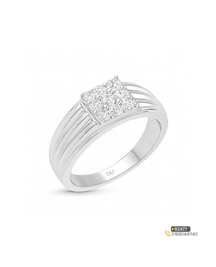 Real Diamond Silver Ring Real Diamond Silver Ring