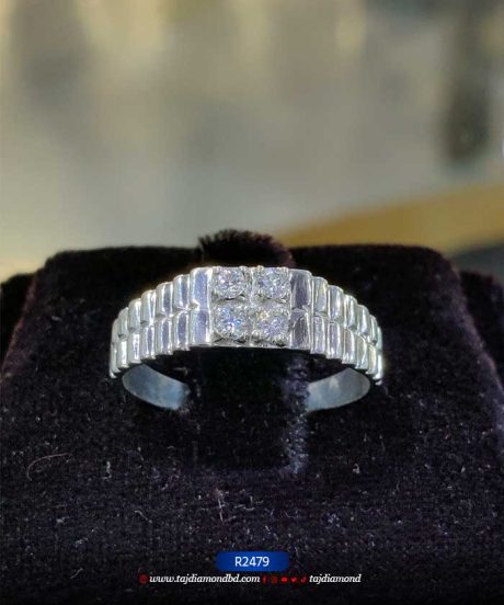 Silver 4 Stone Engagement Rings For Wedding