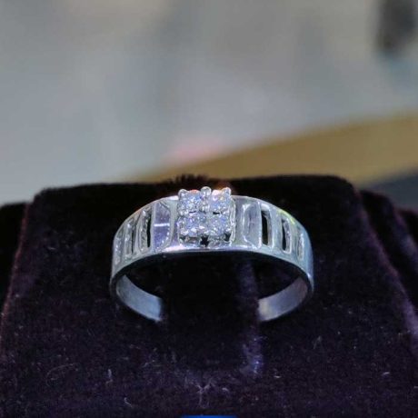 Silver 9 Latest Silver 9 Diamond Ring Jewellery Ring for Men