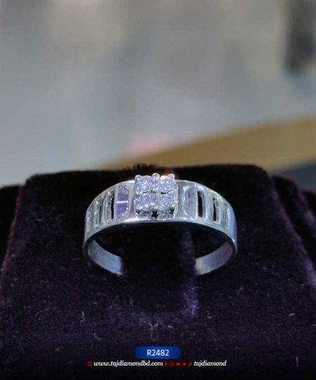 Silver Four Stone Engagement Rings For Fashion Rings