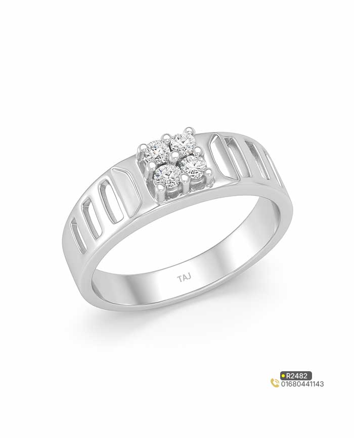 Silver Four Stone Engagement Silver Four Stone Engagement