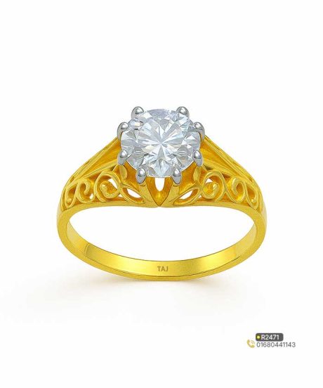 Solitaire Diamond Gents Ring