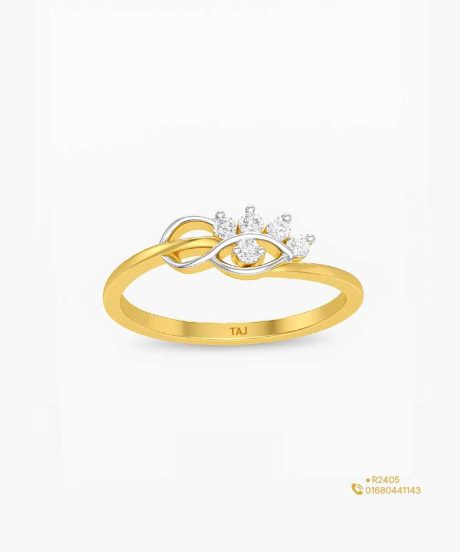 Taj Shaped Diamond Ring
