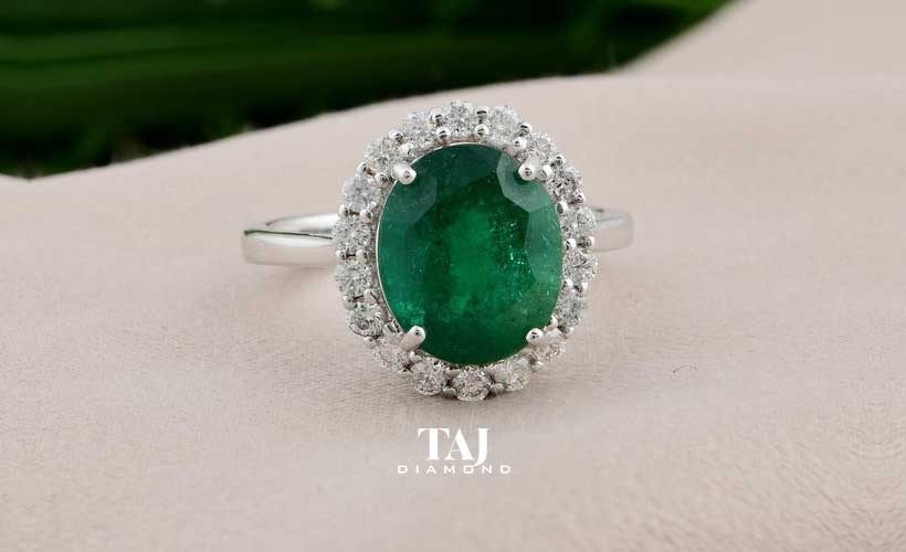 Diamond Color Stone Ring TAJ Diamond. www.tajdiamondbd.com