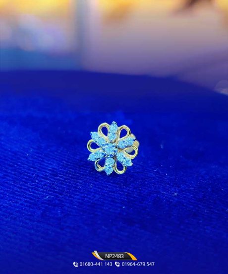 Modern Diamond Nosepin Setting TAJ Diamond