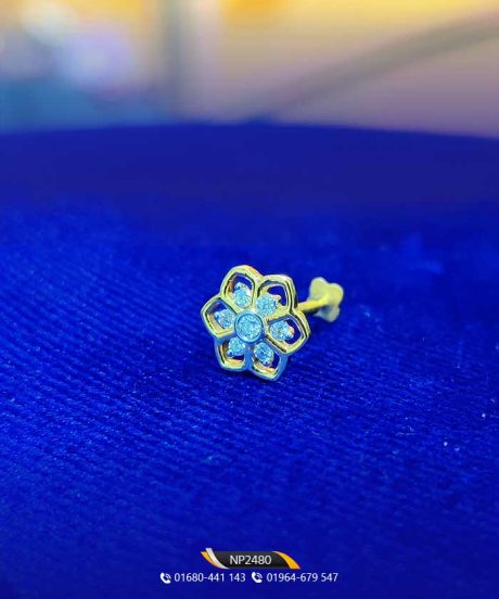 Seven Stone Diamond Nosepin for Women TAJ Diamond