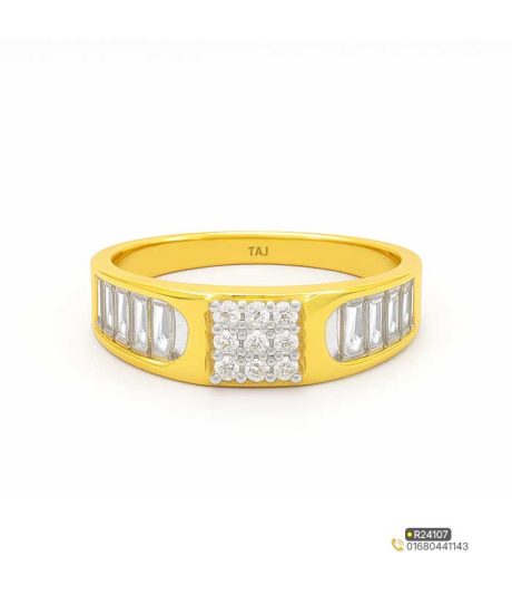 Antique Diamond Gold Ring - Taj