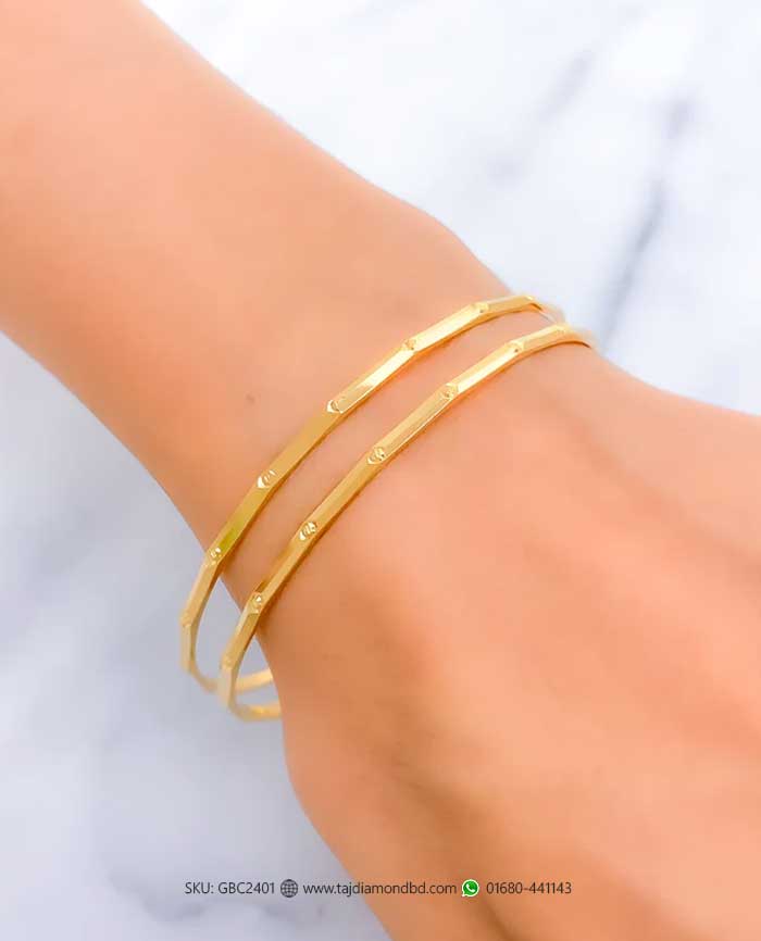 Womens Gold Wedding Bangles at Taj Diamond (1) Womens Gold Wedding Bangles at Taj Diamond