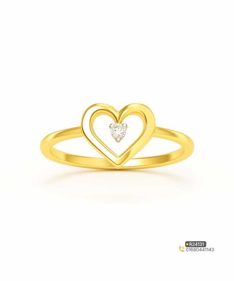 Heart Shaped Diamond Ring